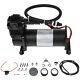 12v 200 Psi Black Air Compressor High Pressure Air Suspension Kit For Train Horn