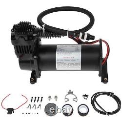 12V 200 PSI black air compressor High Pressure Air Suspension Kit For Train Horn