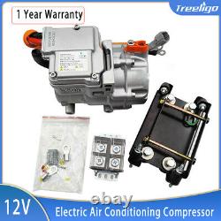 12V Electric AC Compressor for Auto A/C Air Conditioning Car Truck Bus Boat