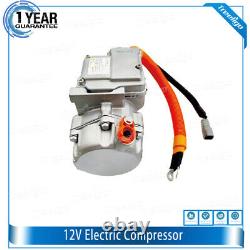 12V Electric AC Compressor for Auto A/C Air Conditioning Car Truck Bus Boat