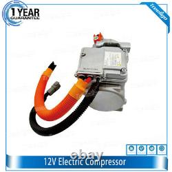 12V Electric AC Compressor for Auto A/C Air Conditioning Car Truck Bus Boat