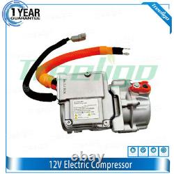 12V Electric AC Compressor for Auto A/C Air Conditioning Car Truck Bus Boat