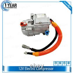 12V Electric AC Compressor for Auto A/C Air Conditioning Car Truck Bus Boat