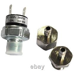 12 Volt Dual Chrome 440C 200 PSI Air Compressor Kit 440C AIR