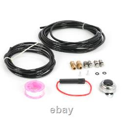 150PSI 4 Trumpet Train Air Horn Kit 12V 3Liters 150dB Compressor Car Truck Train