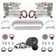 150psi Air Compressor+3 Gallon Air Tank With Air Ride Gauge For Horns Suspension