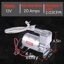 150PSI Air Ride Suspension Compressor For Car Horns Pneumatic Suspension Systems