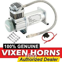 150 Psi Air Compressor 1 /4 Hose Kit For Train Horns/bag Suspension 12v Vxc8101