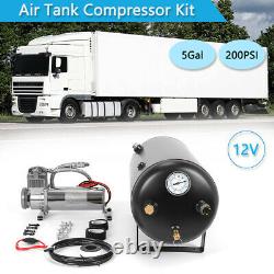 19liter 5Gal air compressor kit 200PSI for high pressure on-board air system