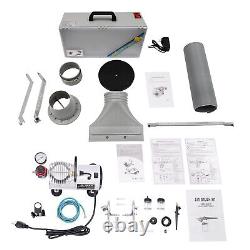 1/6HP Airbrushing Air Compressor Kit with Model Professional Spray Paint Booth