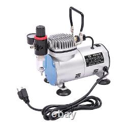 1/6HP Airbrushing Air Compressor Kit with Model Professional Spray Paint Booth