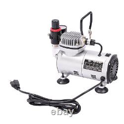 1/6HP Airbrushing Air Compressor Kit with Model Professional Spray Paint Booth