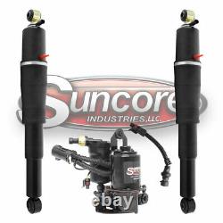 2000-2006 Chevy Tahoe Z55 Rear Auto Ride Suspension Air Shocks & Compressor