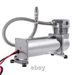 200PSI Air Compressor 1 /4? Hose Kit For Train Horns Bag Suspension 12V