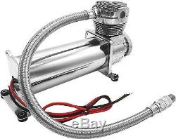 200 Psi Air Compressor 3/8 Hose Kit F/suspension/air Bag/train Horn 12v Vxc480c