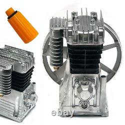 2065-3HP Piston Oil Lubricated Air Compressor Pump Motor Head Kit 250L/min 2.2kw