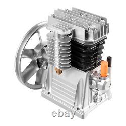 2065-3HP Piston Style Twin Cylinder Air Compressor Pump Motor Head Kit 250L/min