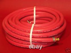 2 PCS 50 ft 1/2 ID 200 PSI CONTINENTAL RUBBER AIR HOSE