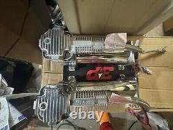 2 VIAIR 44432 Dual Air Suspension Compressor Kit 444c Chrome