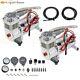 2x Air Compressor Kit For Train Horns Bag Suspension 200psi 12v /24v Dc