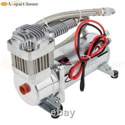 2x Air Compressor Kit For Train Horns Bag Suspension 200PSI 12V /24V DC