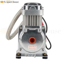 2x Air Compressor Kit For Train Horns Bag Suspension 200PSI 12V /24V DC