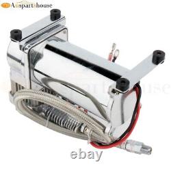 2x Air Compressor Kit For Train Horns Bag Suspension 200PSI 12V /24V DC