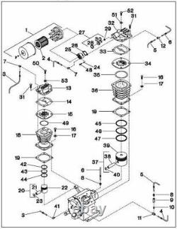 38458303 Valve Plate Assembly Kit withGaskets-Ingersoll Rand 2545 air compressor