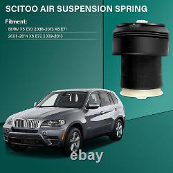 3PC Rear Air Suspension Spring Bags Compressor Kit Set For BMW X5 E70 X6 E71 E72