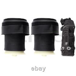 3PC Rear Air Suspension Spring Bags Compressor Kit Set For BMW X5 E70 X6 E71 E72