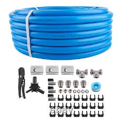 3/4 Compressed Air Line System Line Set Shop Piping Tubing Kit Rapid Air Line
