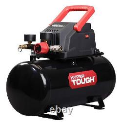 3 Gal Oil-free Portable Air Compressor with Hose & Inflation Accessory Kit 100 PSI