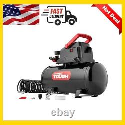 3 Gallon Oil-free Portable Air Compressor 100PSI with Hose Inflation Accessory Kit