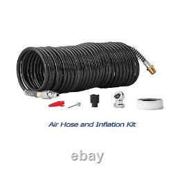 3 Gallon Oil-free Portable Air Compressor 100PSI with Hose Inflation Accessory Kit