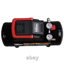 3 Gallon Oil-free Portable Air Compressor 100PSI with Hose Inflation Accessory Kit