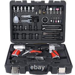 44pcs DIY Professional Air Compressor Performance Tool Kit With Case Impact Wrench
