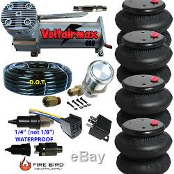 480C Air Compressor Ride Kit 200psi rate all pictured 4 2600 Airspring bags