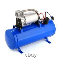 4 Trumpet Train Air Horn 12V Compressor and Kit Set for Vehicle Trucks Car DR