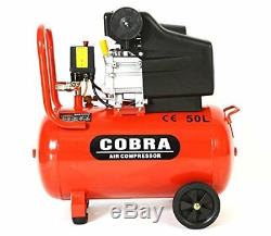 50 Litre Air Compressor 9.5CFM, 2.5HP, 230V 50L with 5pc tool kit FREE FREE