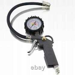 5 Accessories Kit for Compressor Painting Inflate the Wheels Tire Pressure Gauge