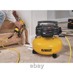 6 Gal. 18G Brad Nailer and Heavy-Duty Pancake Electric Air Compressor Combo Kit
