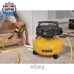 6 Gal. 18-Gauge Brad Nailer and Heavy-Duty Pancake Electric Air Compressor Combo