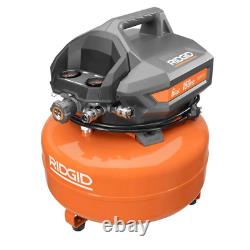 6 Gal. Electric Pancake Air Compressor And 18-Gauge 2-1/8 In. Brad Nailer