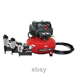 6 Gal. Portable Electric Air Compressor with 16/18/23-Gauge Nailer Combo Kit