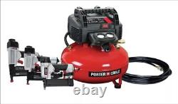 6 Gal. Portable Electric Air Compressor with 16-Gauge, 18-Gauge and 23-Gauge