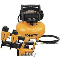 6 Gallons Portable Air Compressor Combo Kit With 1/4-In x 15 Ft PVC Hose & 3-Tool