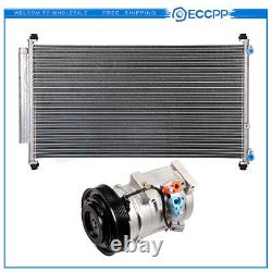 AC Condenser & AC Compressor Cooling Kit For 2005-2007 Honda Odyssey