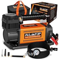 ALL-TOP Air Compressor Kit, 12V Portable Inflator 7.06CFM, Offroad Air
