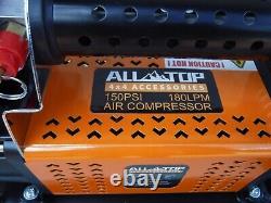 ALL-TOP Heavy Duty Portable 12V Air Compressor Kit Inflate 180LPM
