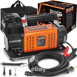 ALL-TOP Heavy Duty Portable 12V Air Compressor Kit Inflate 180L 6.35Ft³/Min Max
